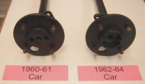 Car axle- hub end. Car axle- hub end.