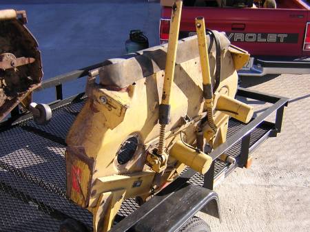 Early mower side view.