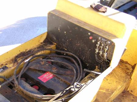 The early back of the instrument panel with fuses.